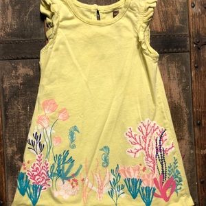 EUC TEA Collection Reef Garden Graphic Baby Dress